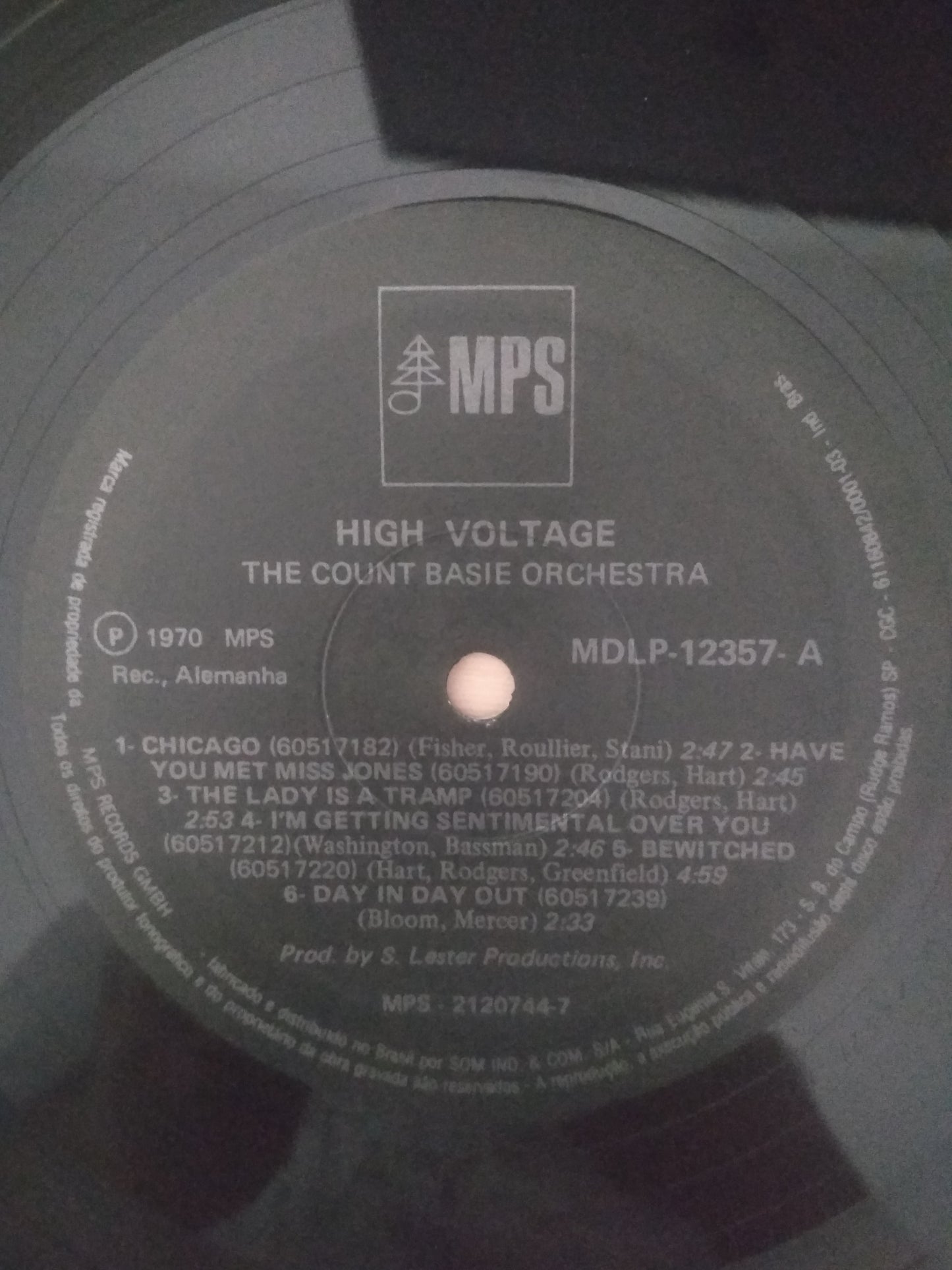 Lp Vinil The Count Basie Orchestra High Voltage Capa Dupla