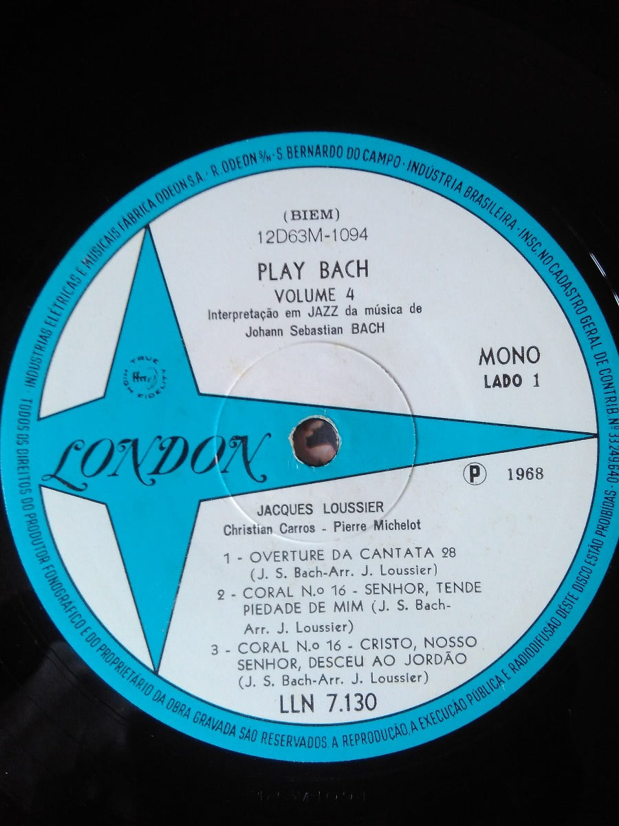 Lp Vinil Play Bach Nº 4