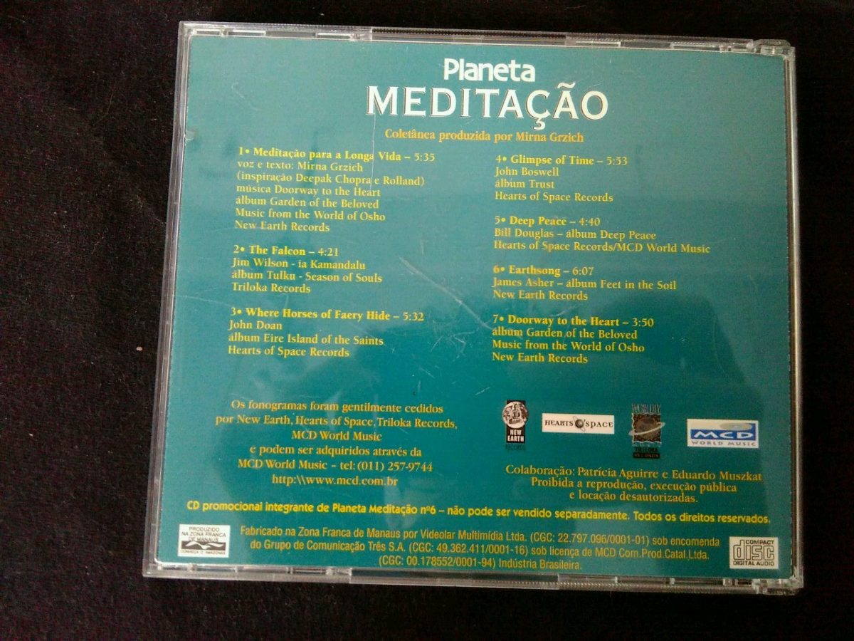 Cd Planeta Meditação Vol. 6