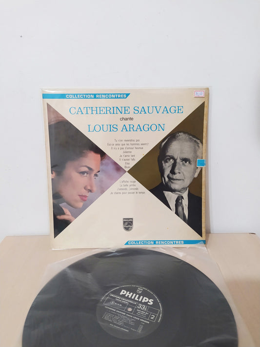 Lp Vinil Catherine Sauvage Chante Louis Aragon