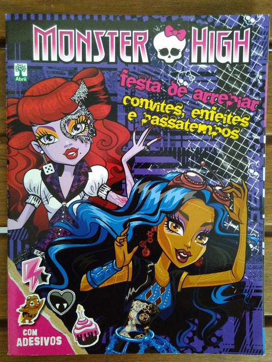 Gibi Hq Monster High Convites Enfeites Passatempo