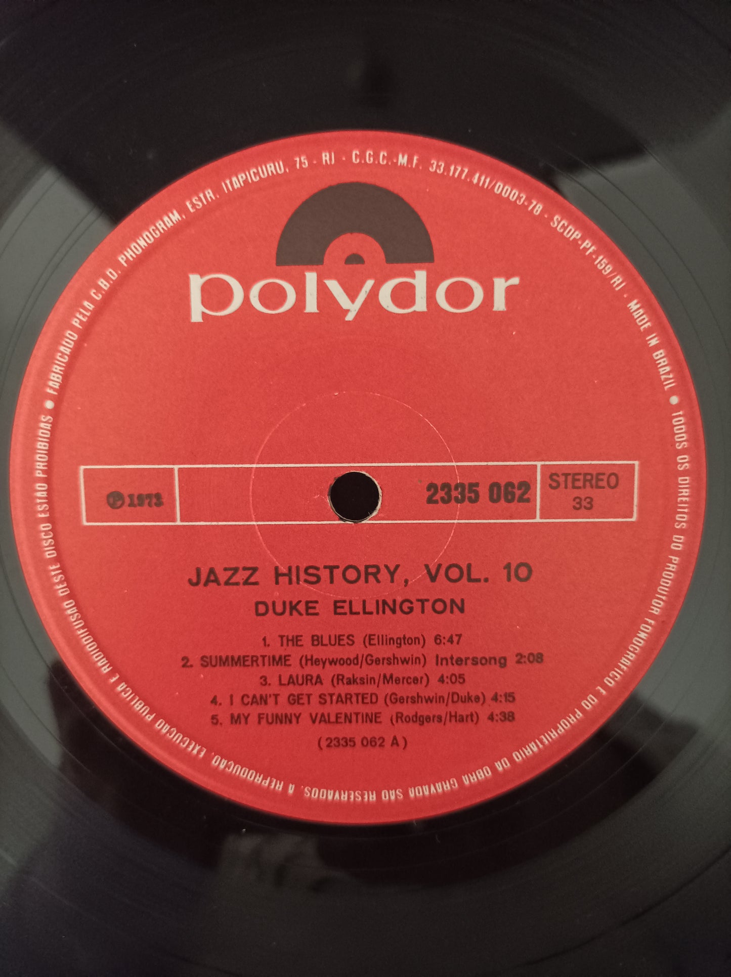 Lp Vinil Duke Ellington Jazz History Vol. 10 Duplo