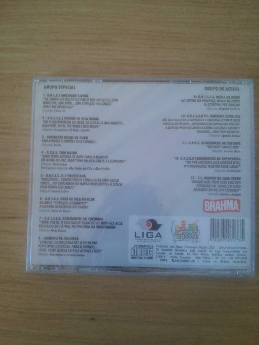Cd Sambas De Enredo Sp 2009