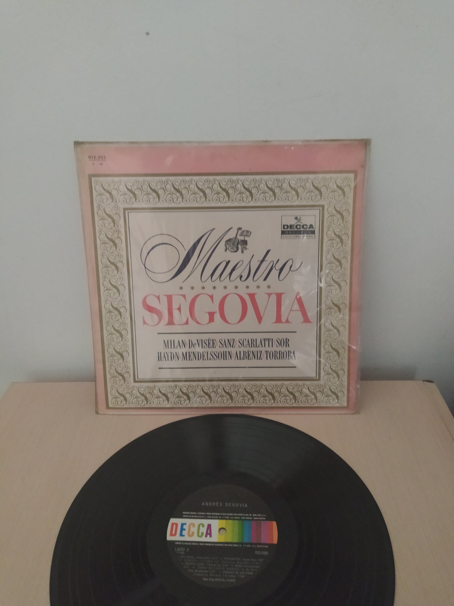 Lp Vinil Maestro Segovia