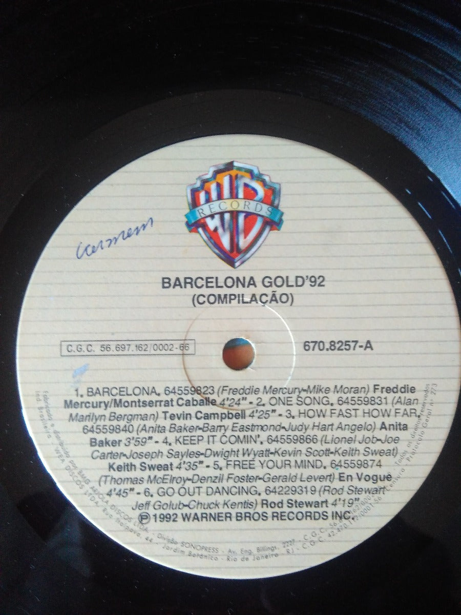 Lp Vinil Barcelona Gold
