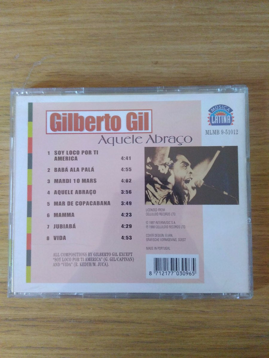 Cd Gilberto Gil Aquele Abraço