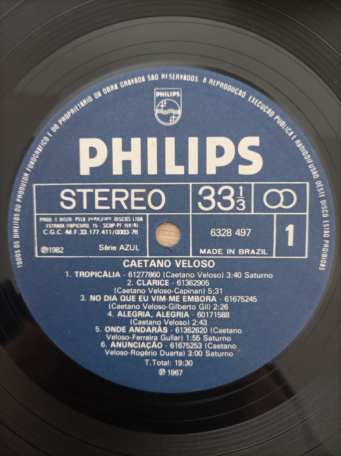 Lp Vinil Caetano Veloso 1967