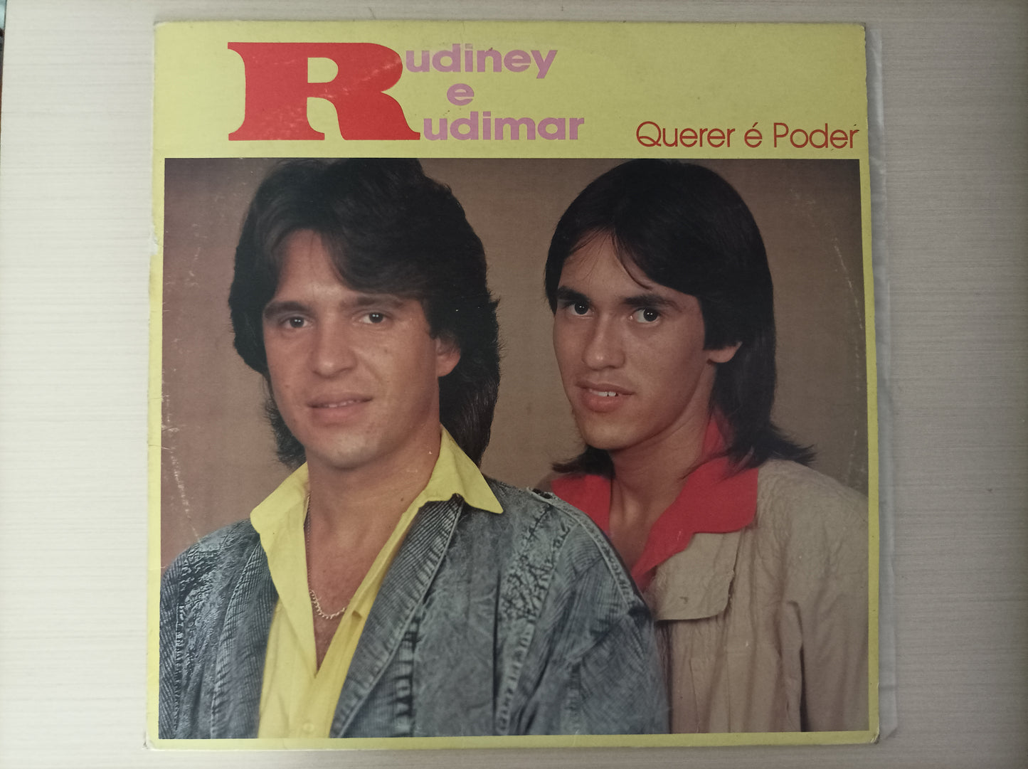 Lp Vinil Rudiney e Rudimar Querer é poder