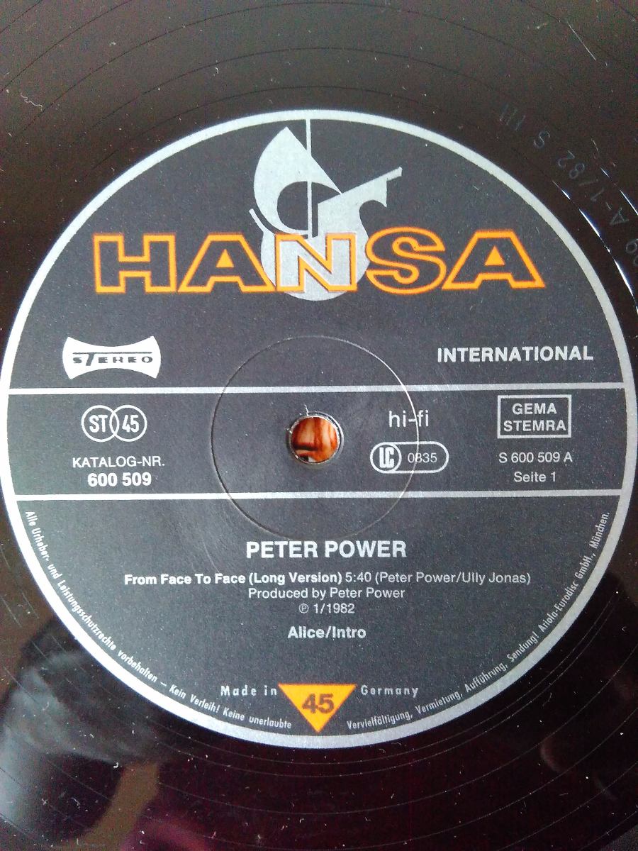 Lp Vinil Peter Power From Face To Face