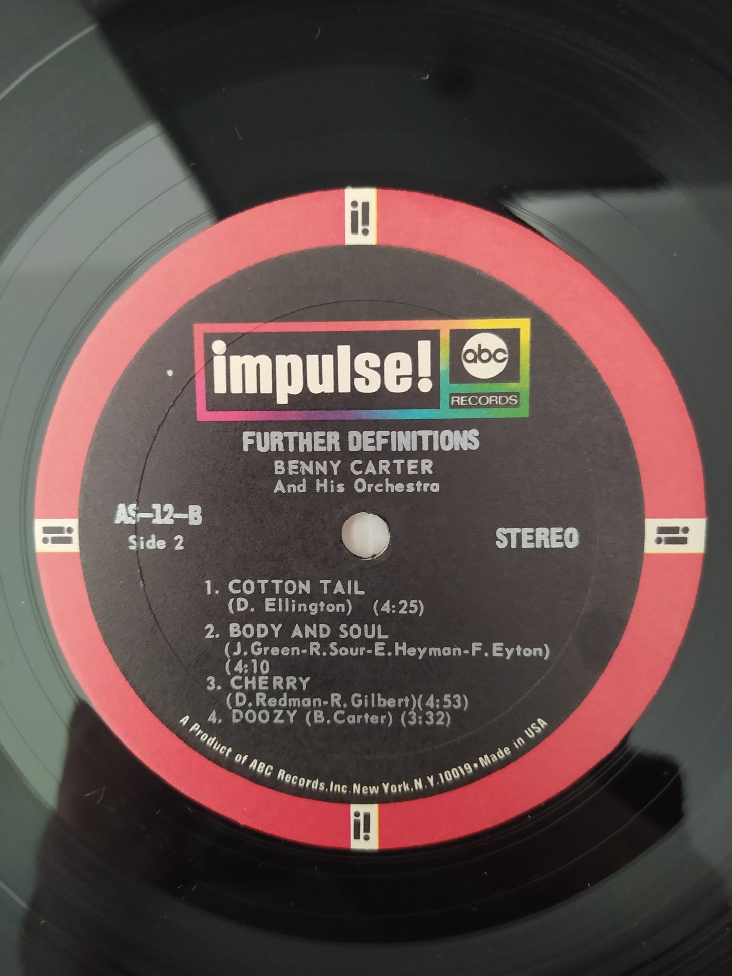 Lp Vinil Benny Carter Further Definitions Importado
