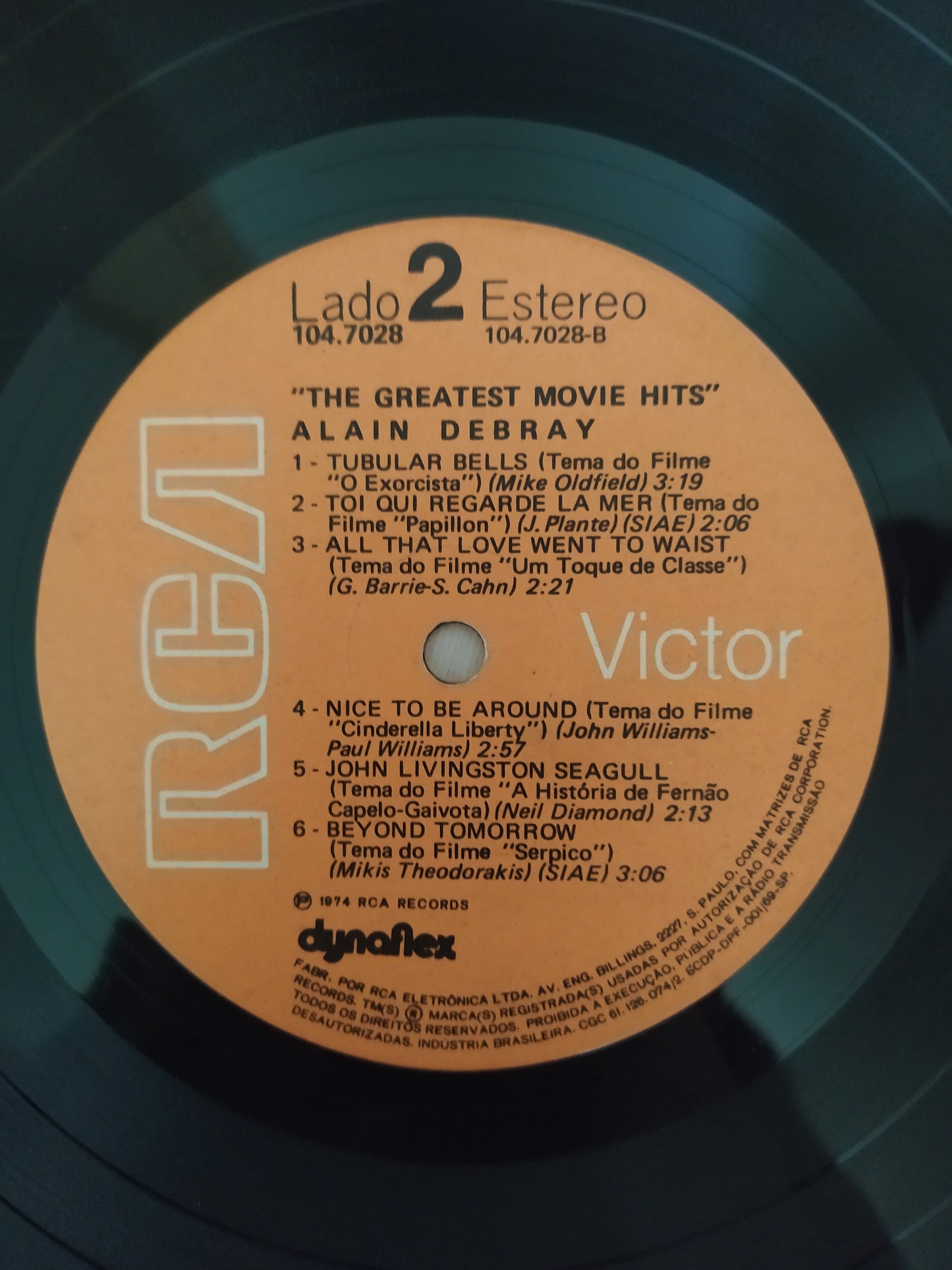 Lp Vinil Alain Debray The Greatest Movie Hits