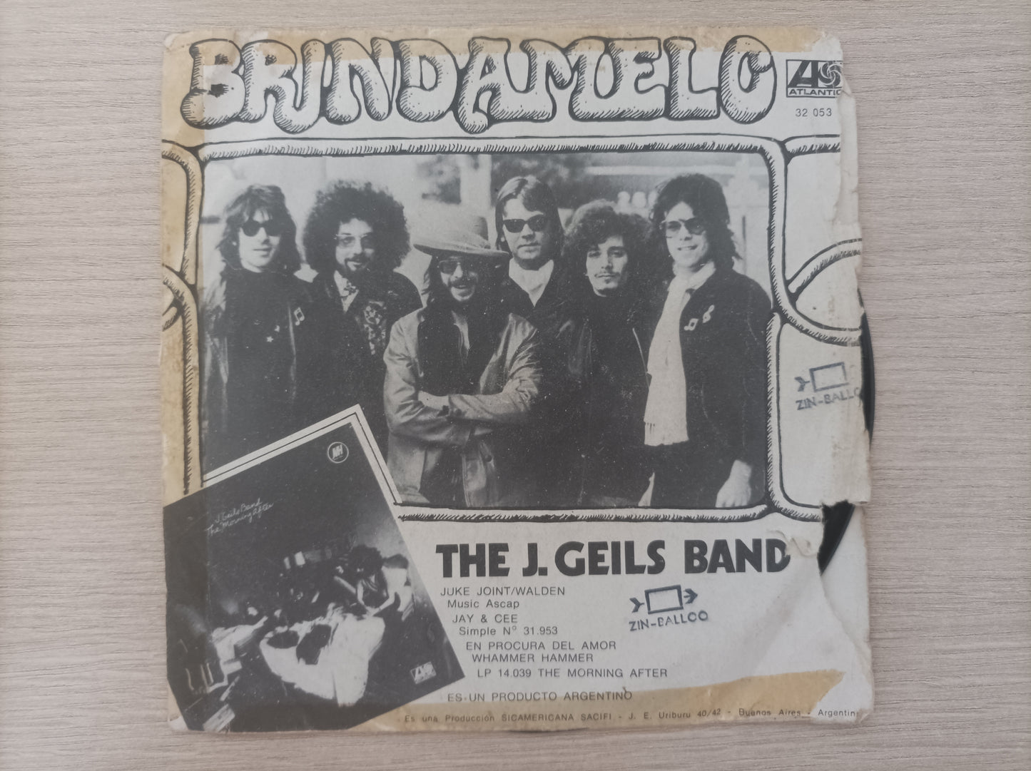 Vinil Compacto The J. Geils Band Brindamelo