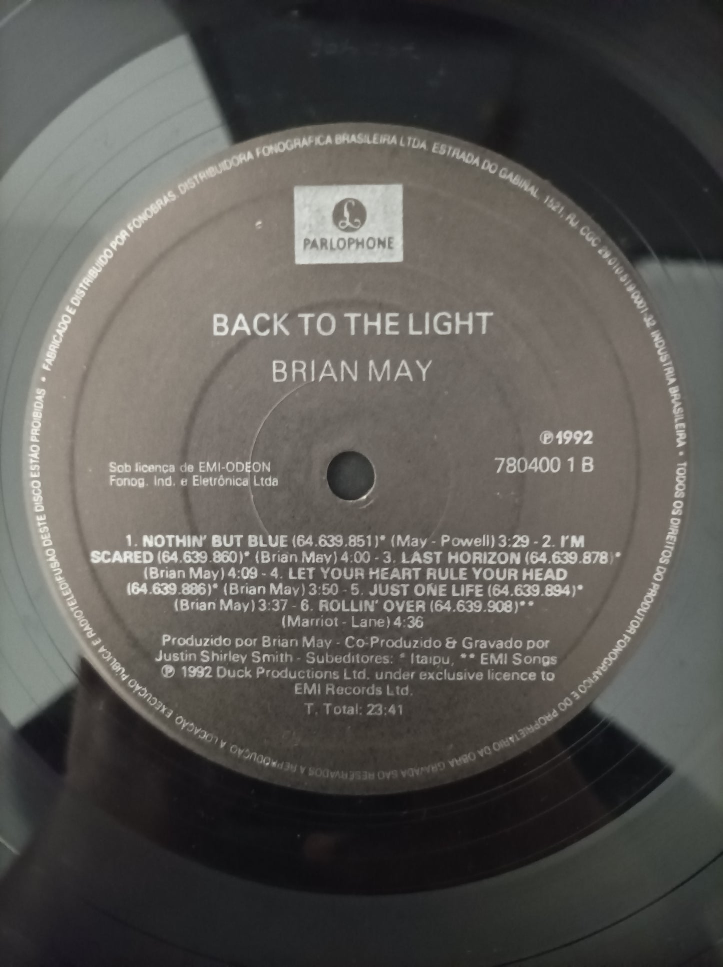Lp Vinil Brian May Back to the light Com encarte