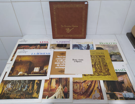 Lp Vinil Box As Grandes Óperas 9 LPs + Encartes