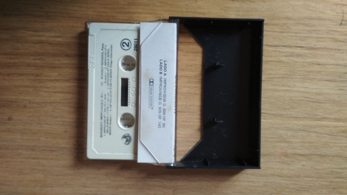 Fita K7 Murray Perahia Schubert