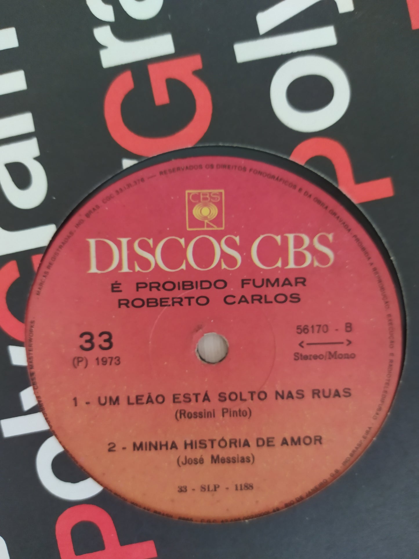 Lp Vinil Compacto Roberto Carlos É proibido fumar