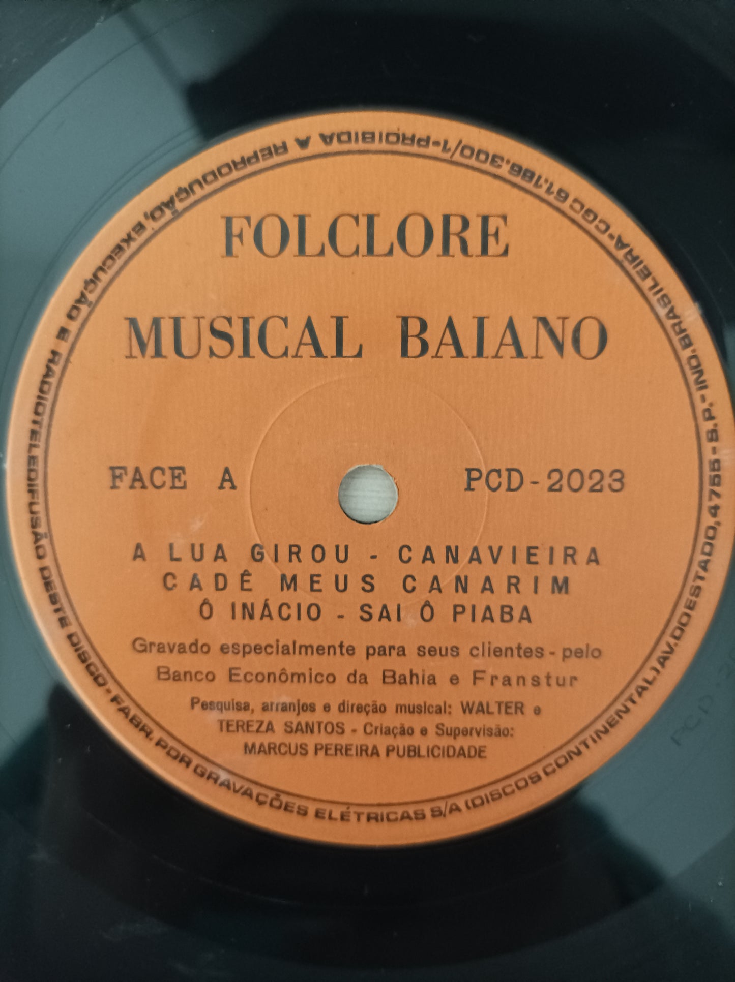 Vinil Compacto Folclore Musical Baiano