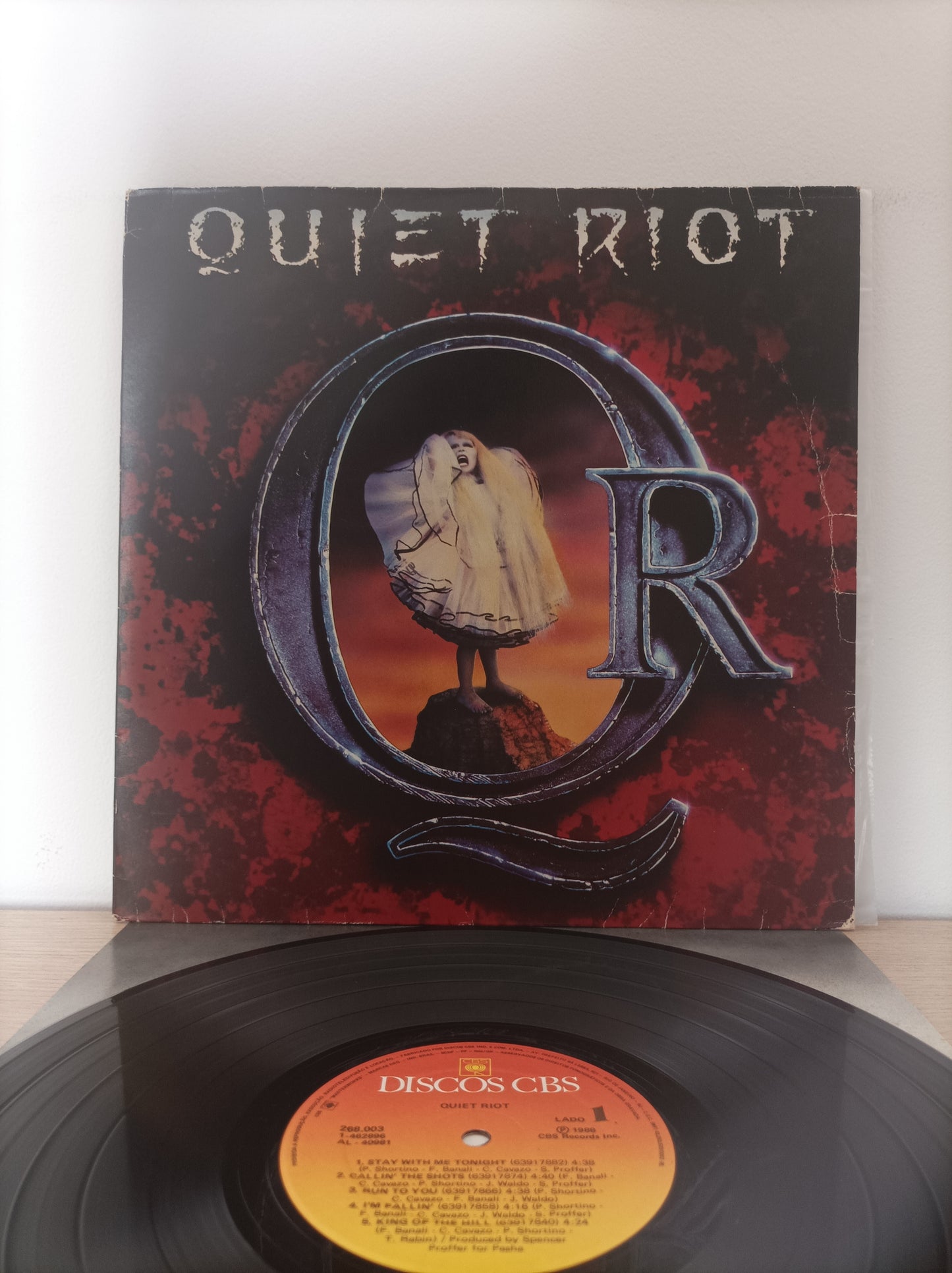 Lp Vinil Riot Quiet 1988 Com encarte