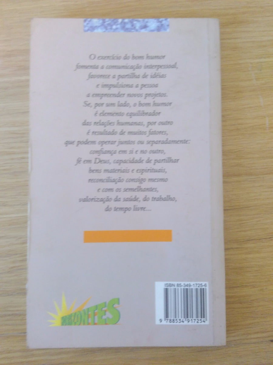 Livro Cultive O Bom Humor 18 Indicações Práticas
