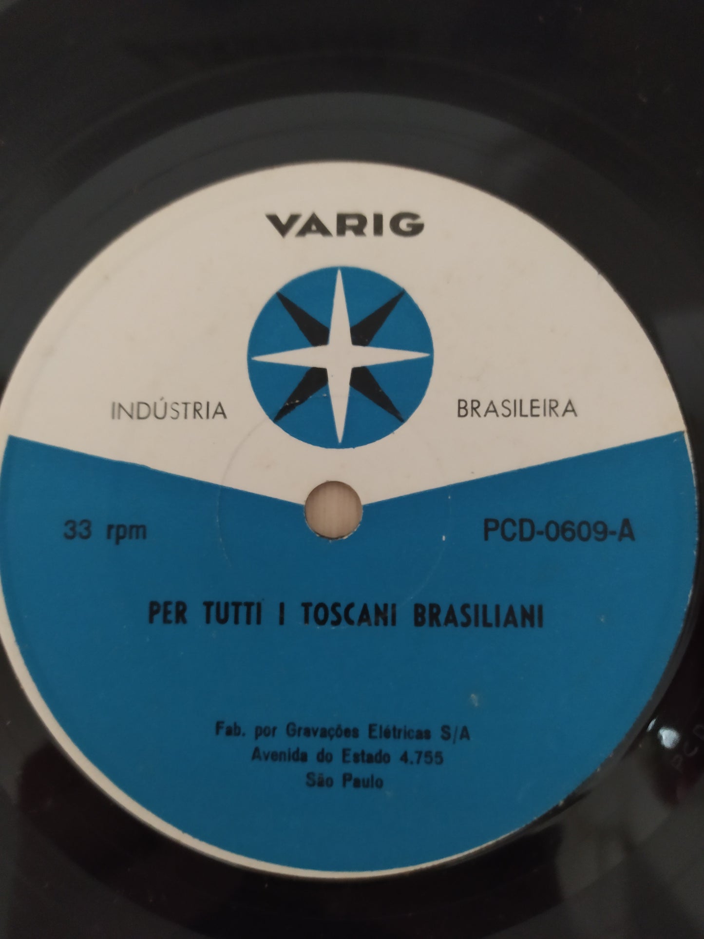 Lp Vinil Compacto Per Tutti I Toscani Brasiliani