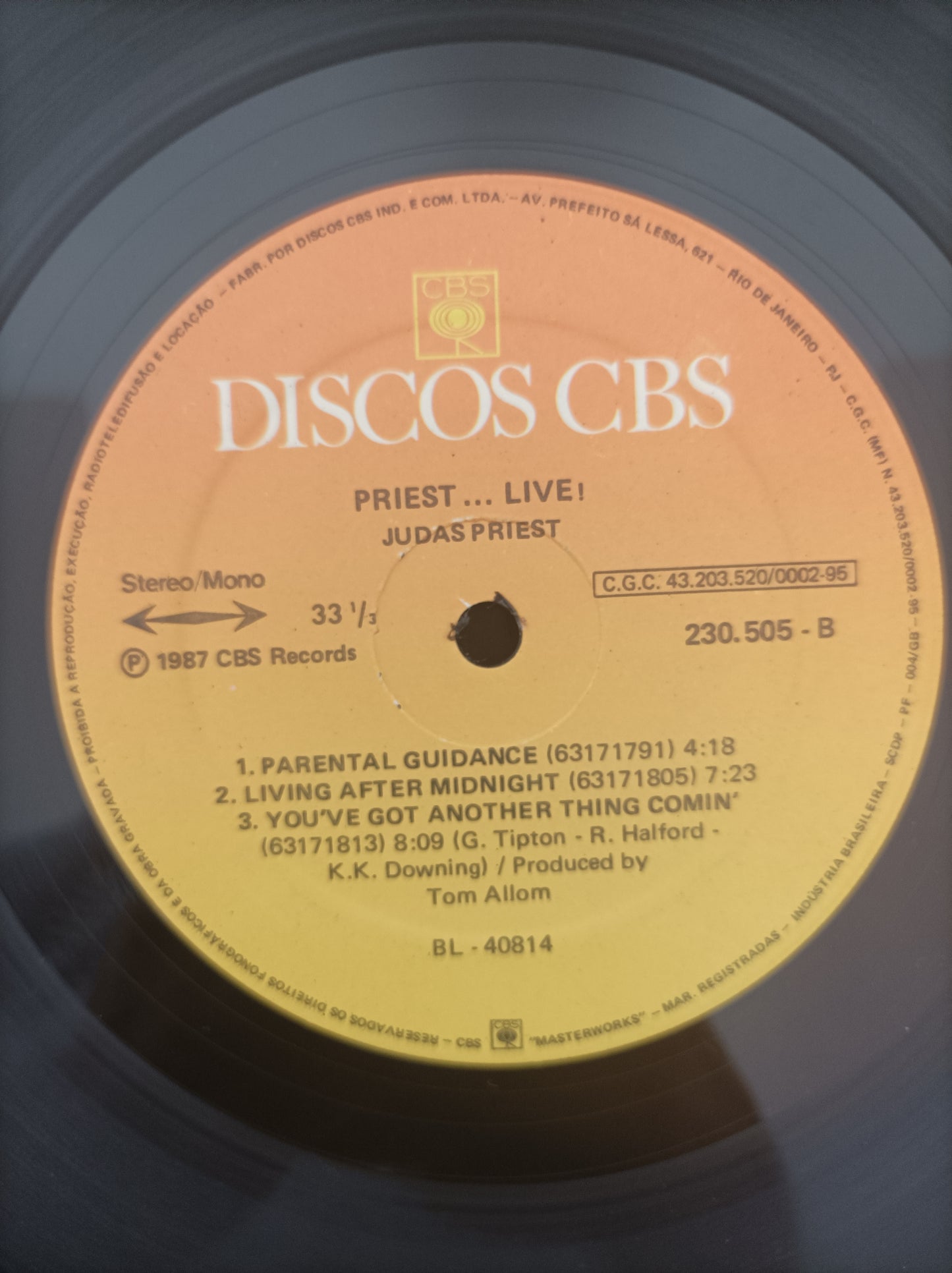 Lp Vinil Judas Priest Live! Duplo Com encartes
