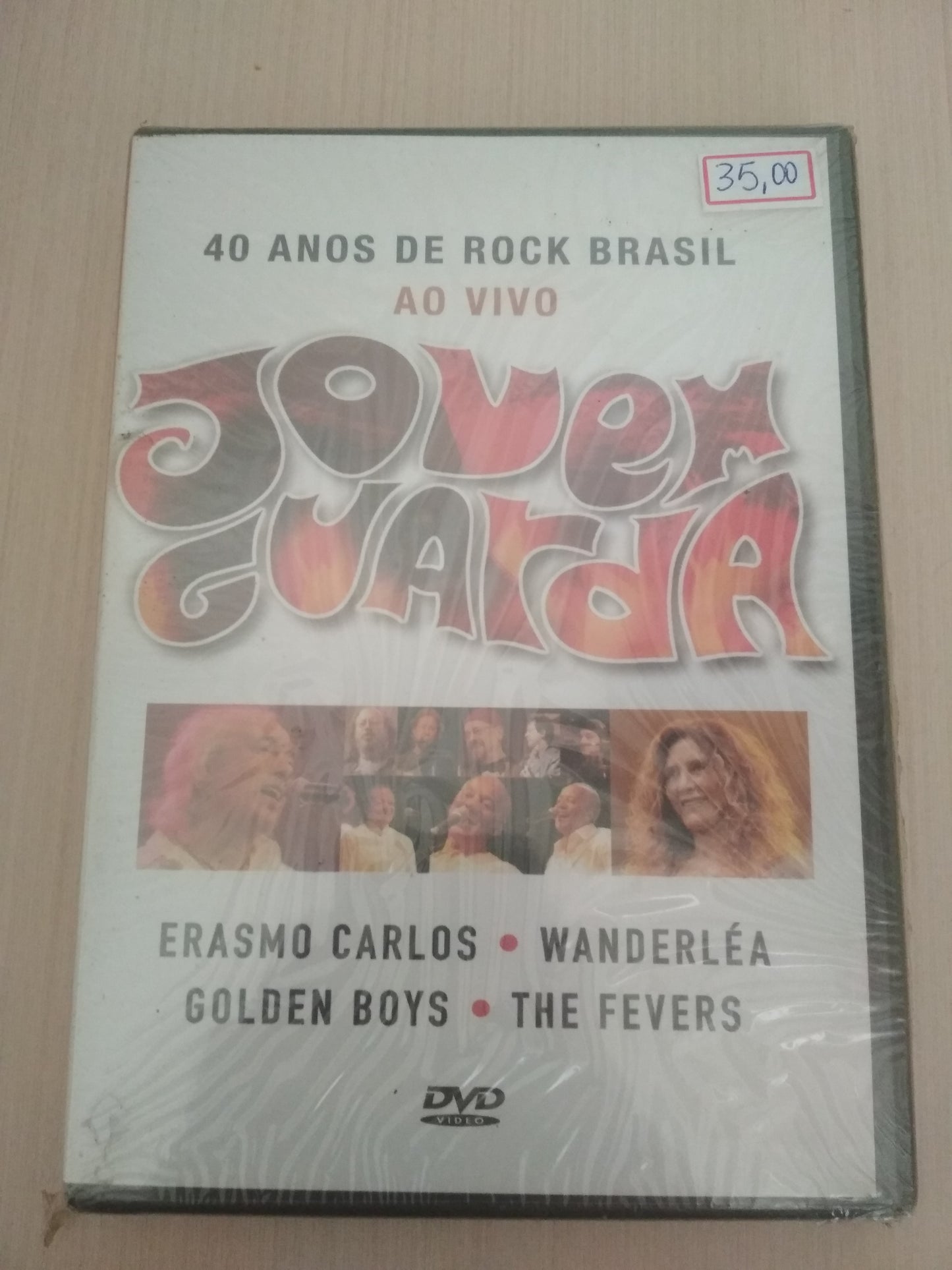 DVD Jovem Guarda 40 anos de rock brasil ao vivo lacrado