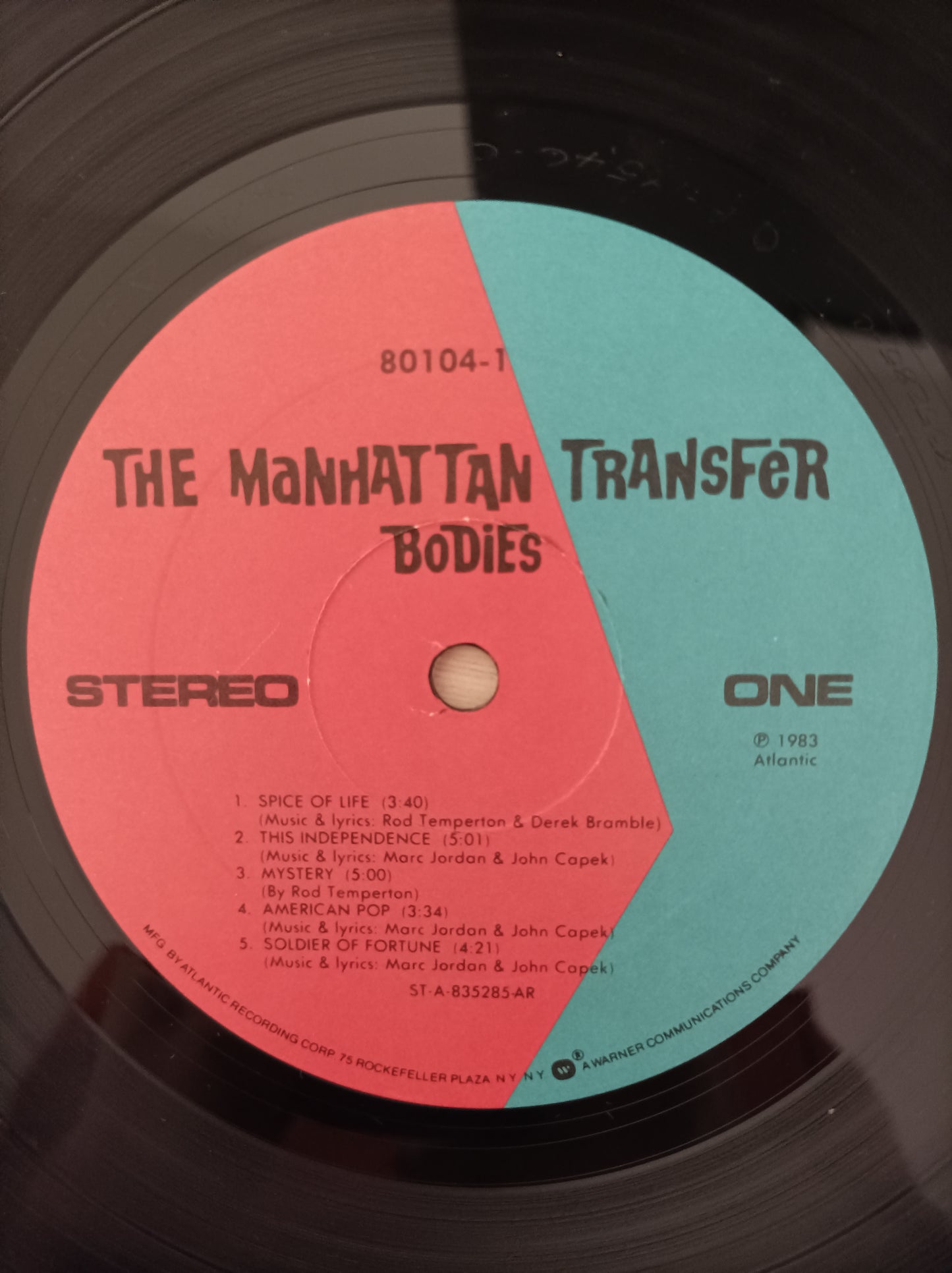 Lp Vinil The Manhattan Transfer Bodies and souls Importado