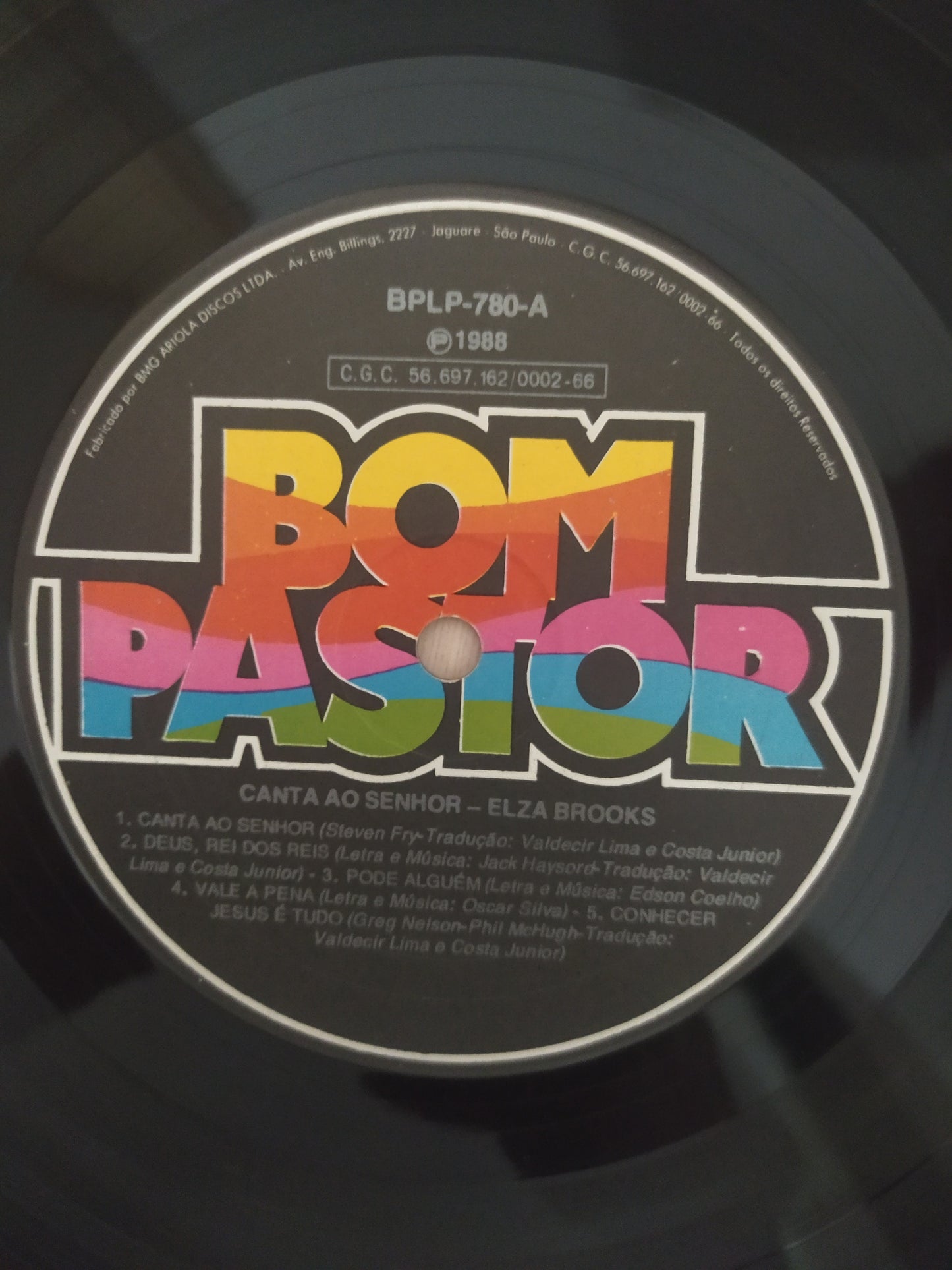Lp Vinil Elza Brooks Canta Ao Senhor