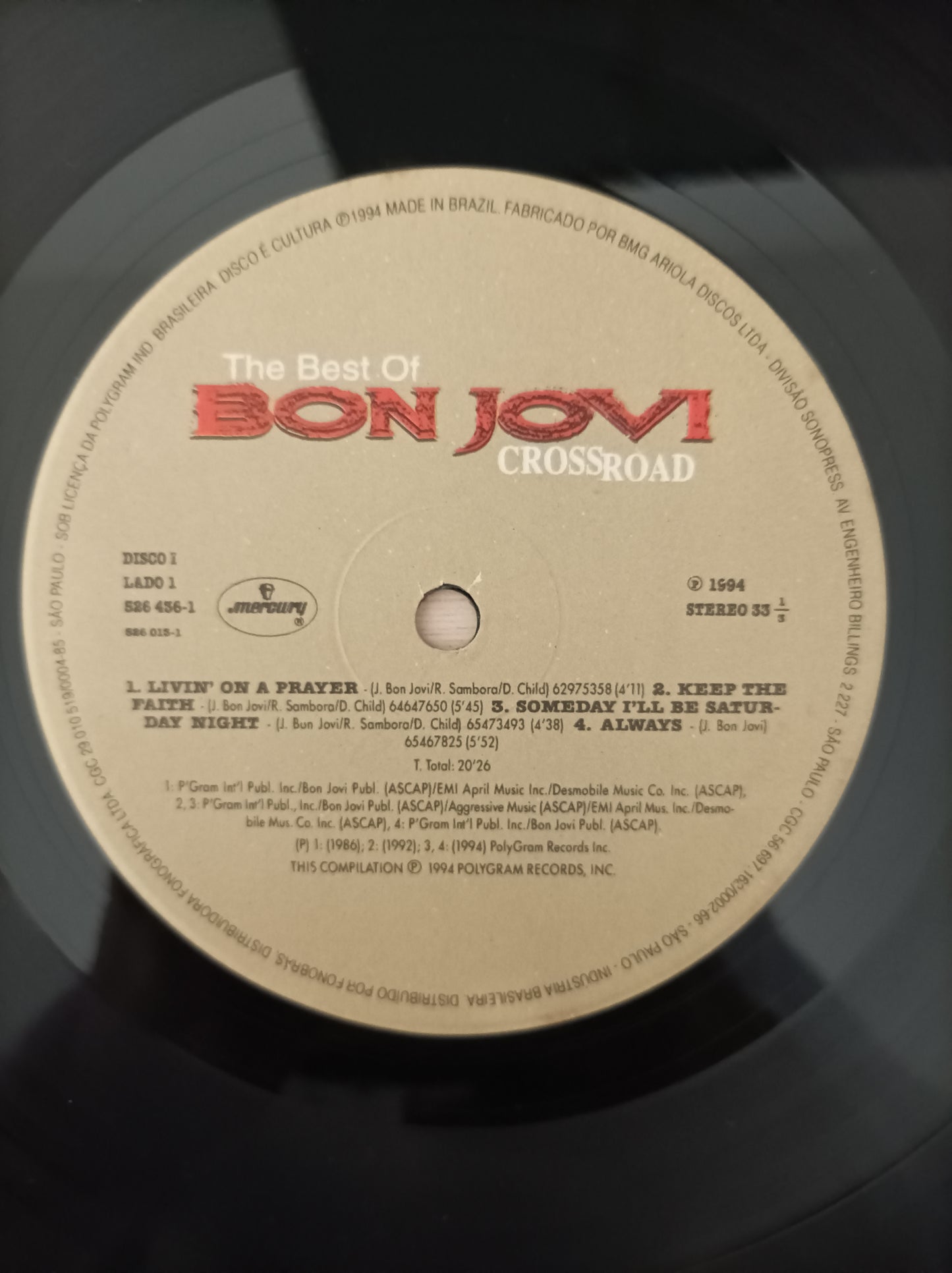 Lp Vinil Bon Jovi Cross Road The best of Duplo