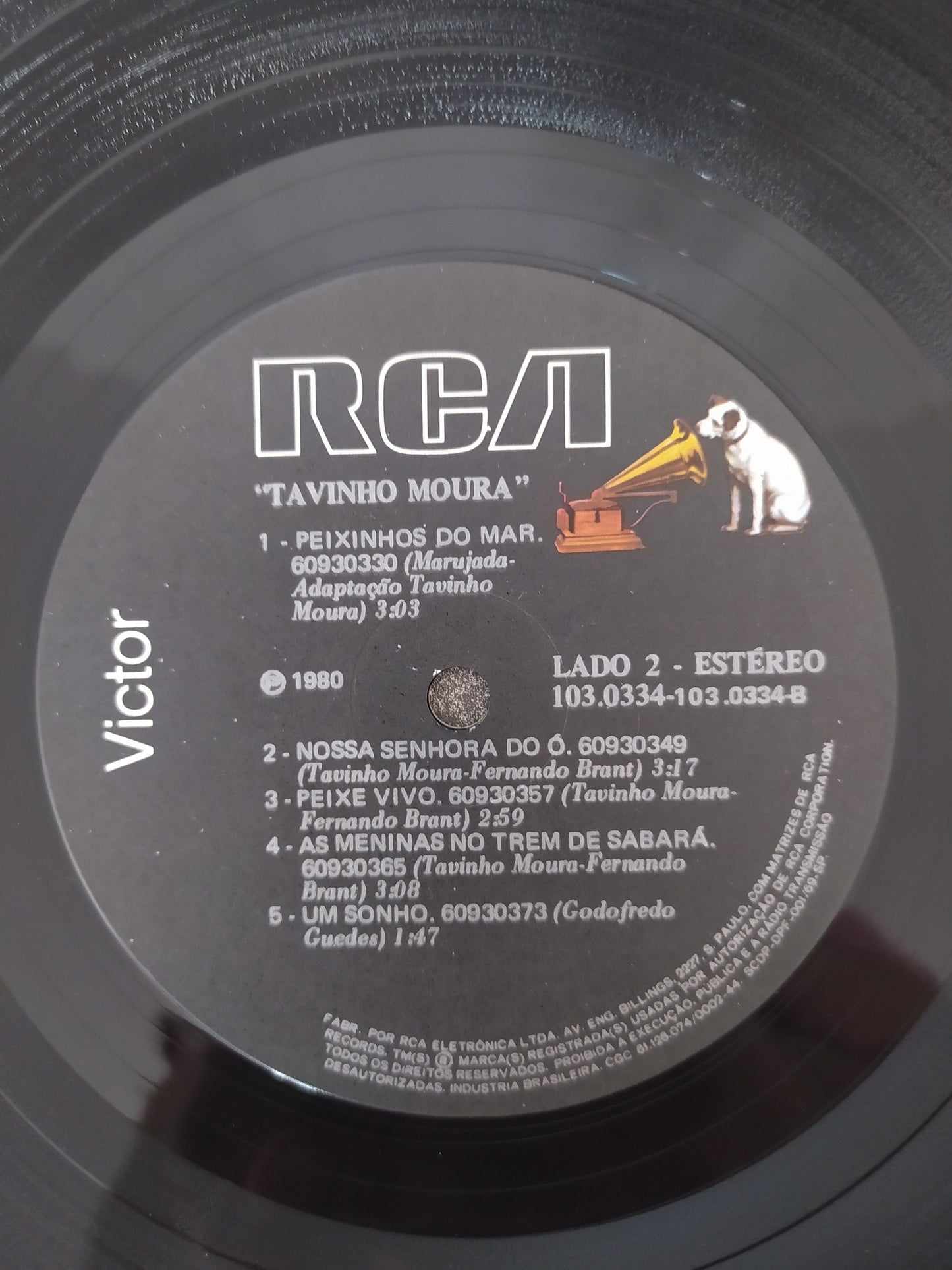 Lp Vinil Tavinho Moura 1980 Com Encarte