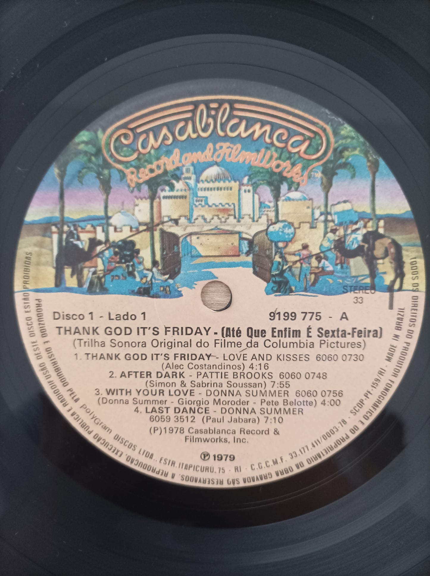 Lp Vinil Thank God It's Friday Com encartes