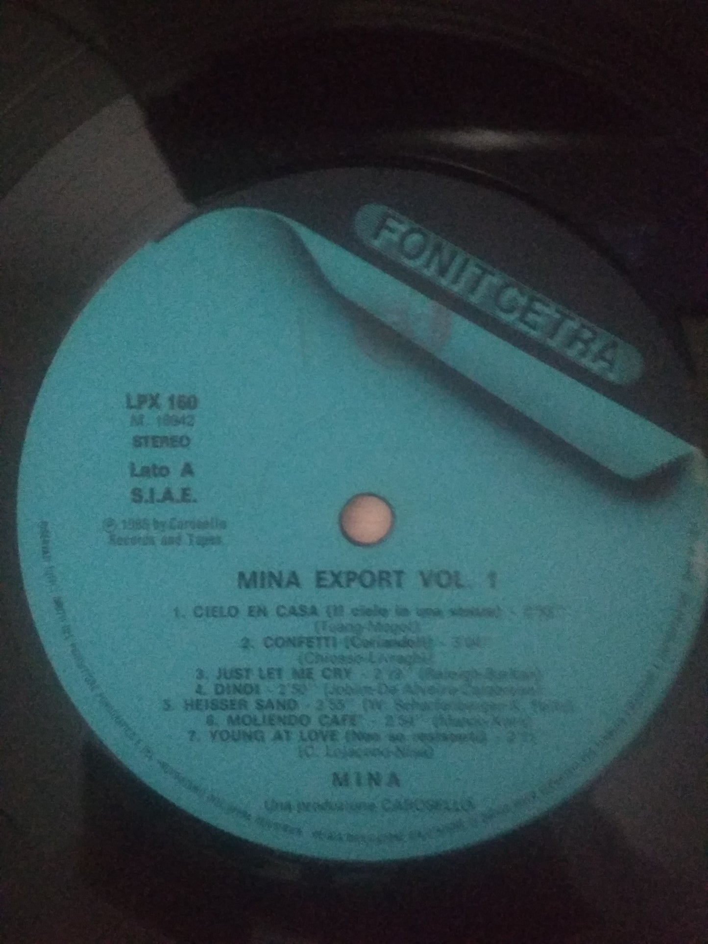 Lp Vinil Mina Export Vol. 1 Importado