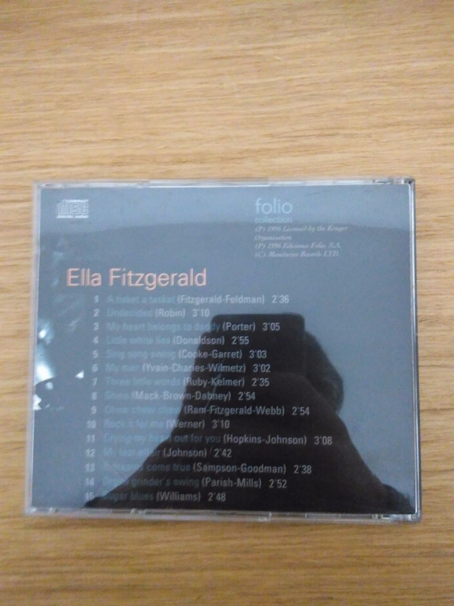 Cd Ella Fitzgerald The Jazz Masters Folio Collec