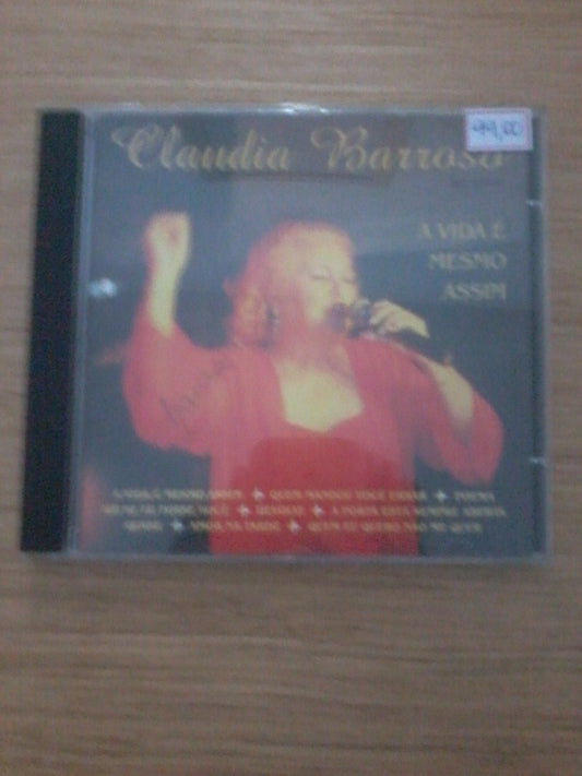 Cd Claudia Barroso A Vida É Mesmo Assim Ao Vivo