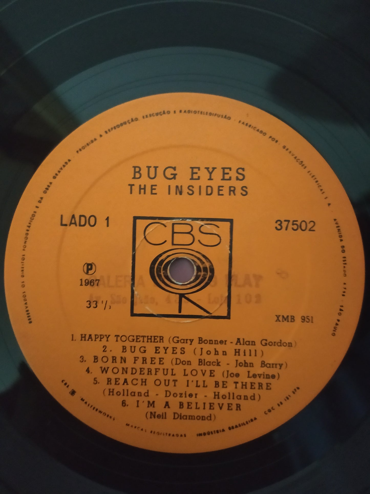 Lp Vinil Bug Eyes The Insiders