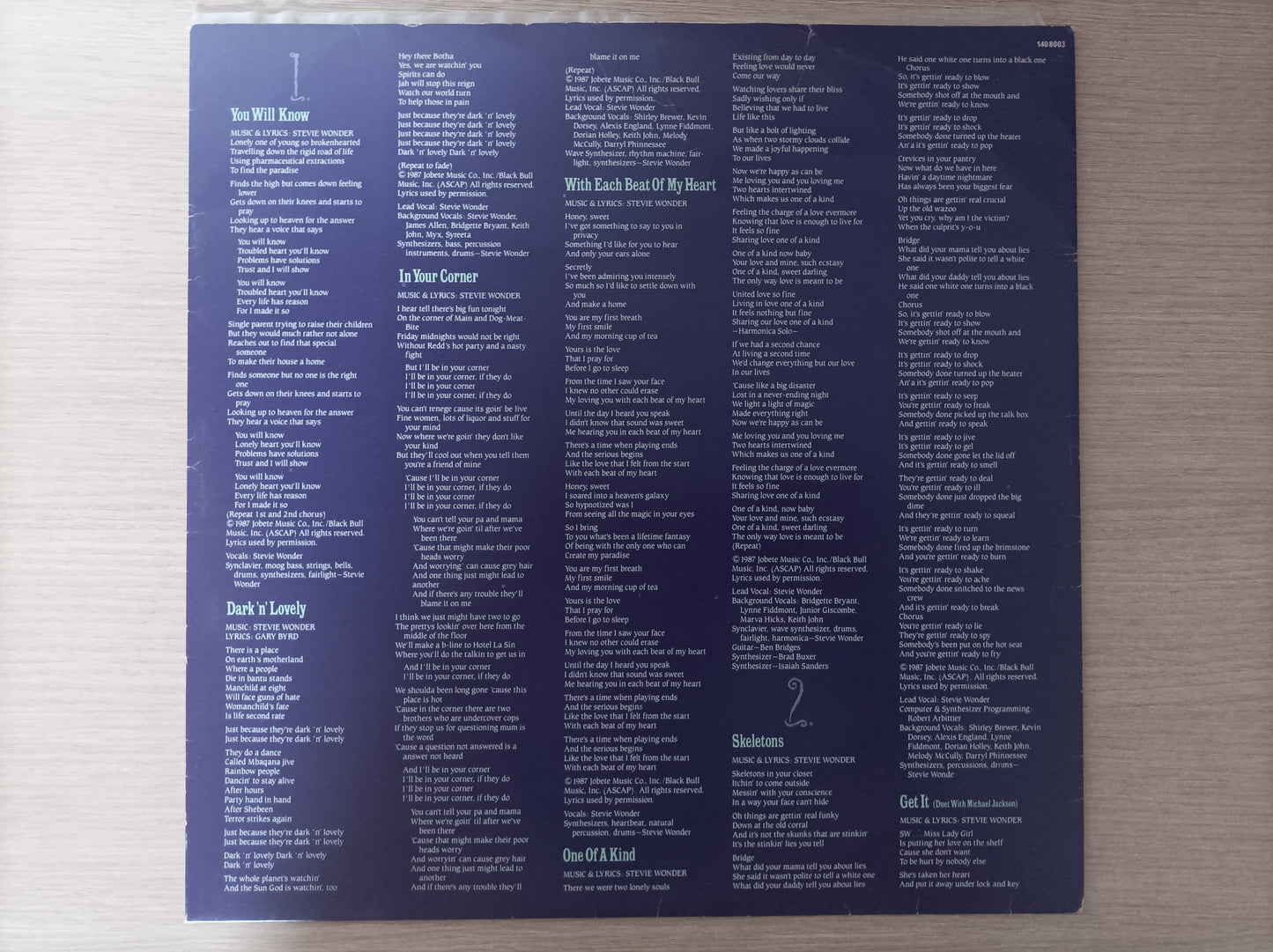 Lp Vinil Stevie Wonder Characters Com encarte