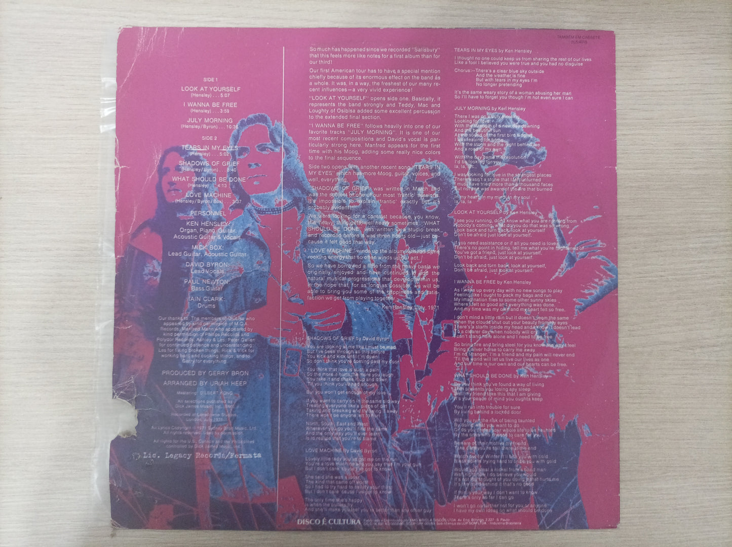 Lp Vinil Uriah Heep Look at Yourself