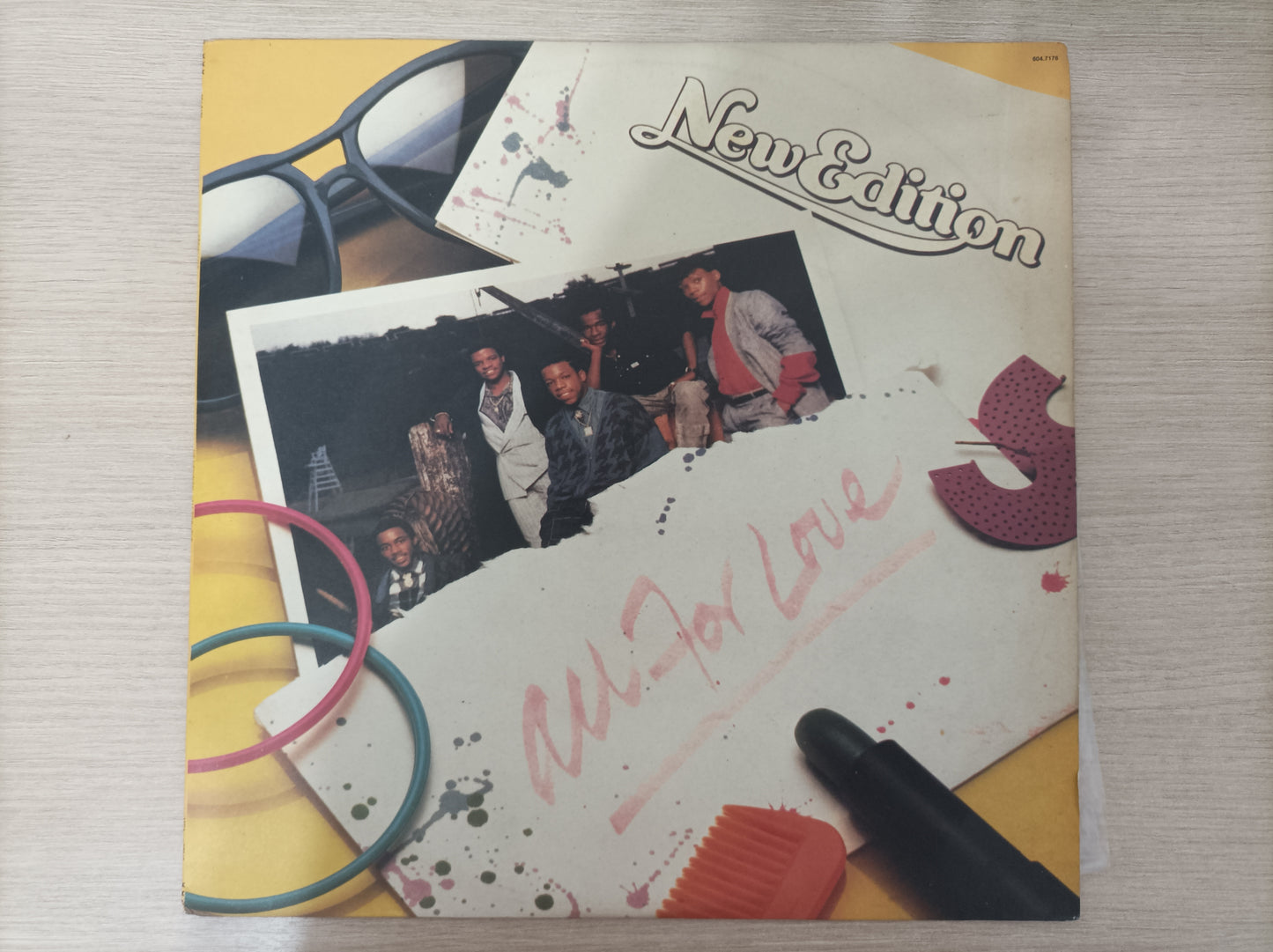 Lp Vinil New Edition All for Love