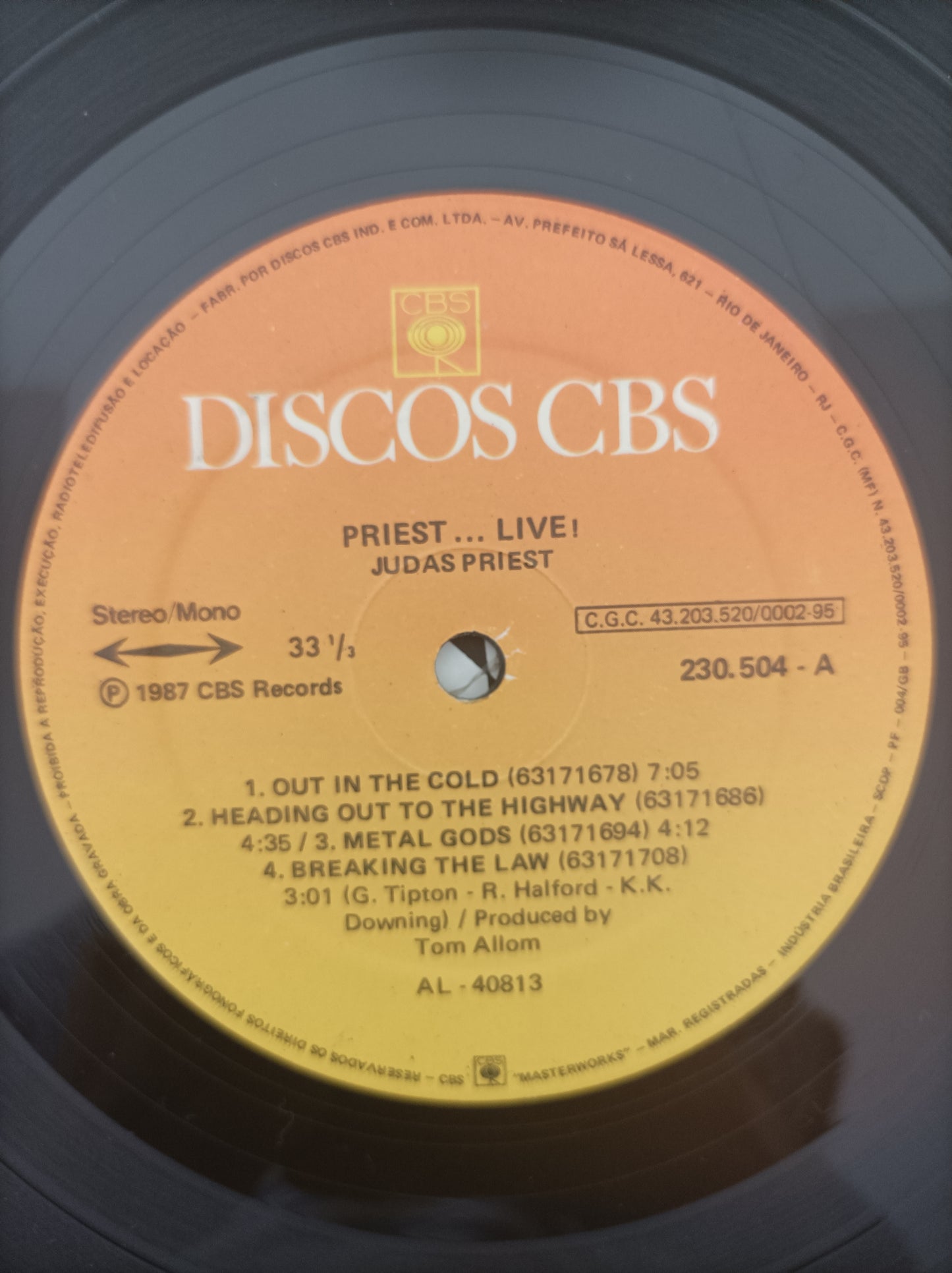 Lp Vinil Judas Priest Live! Duplo Com encartes