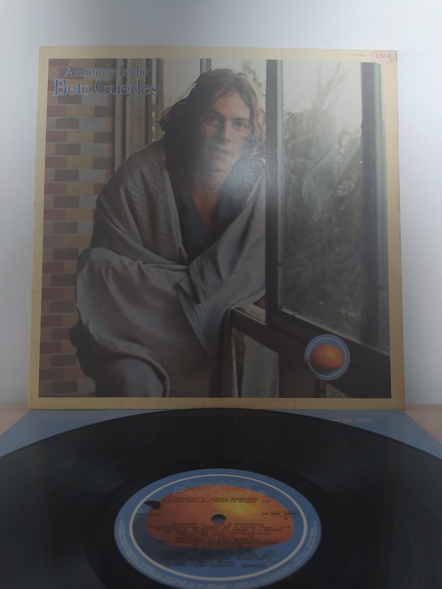 Lp Vinil Beto Guedes Amor de Índio Com Encarte
