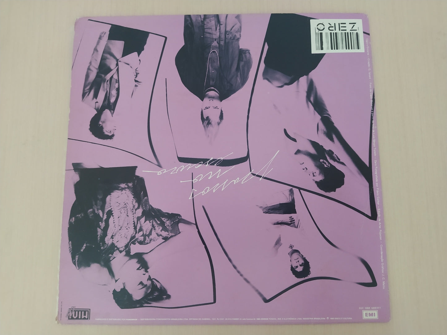 Lp Vinil Zero Passos No Escuro Com Encarte