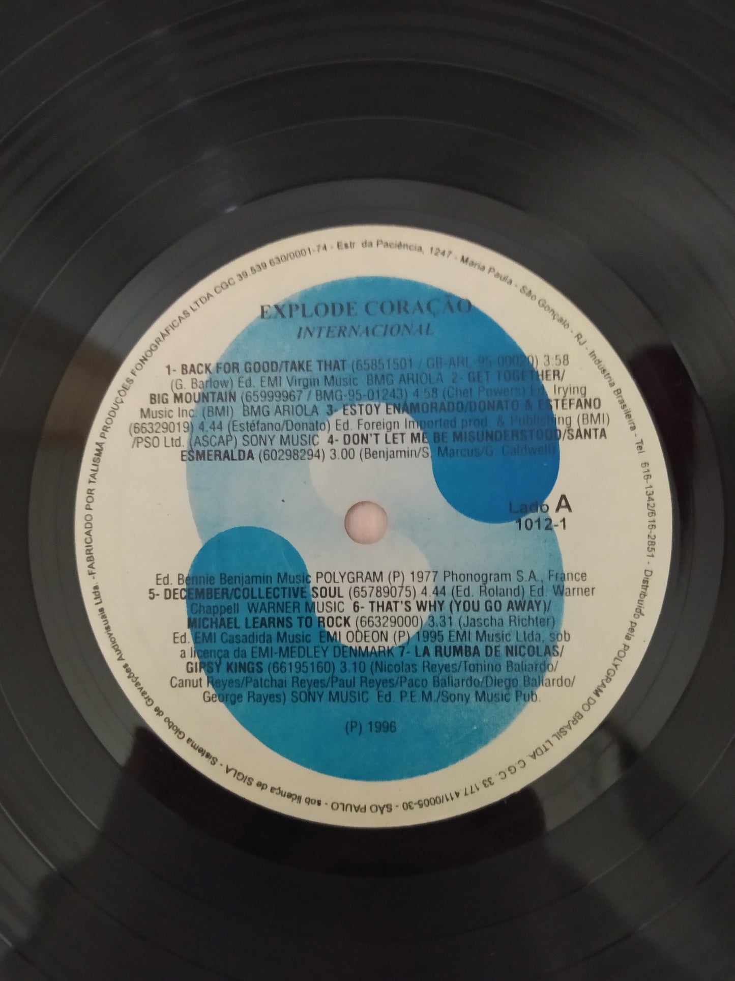 Lp Vinil Explode Coração Internacional