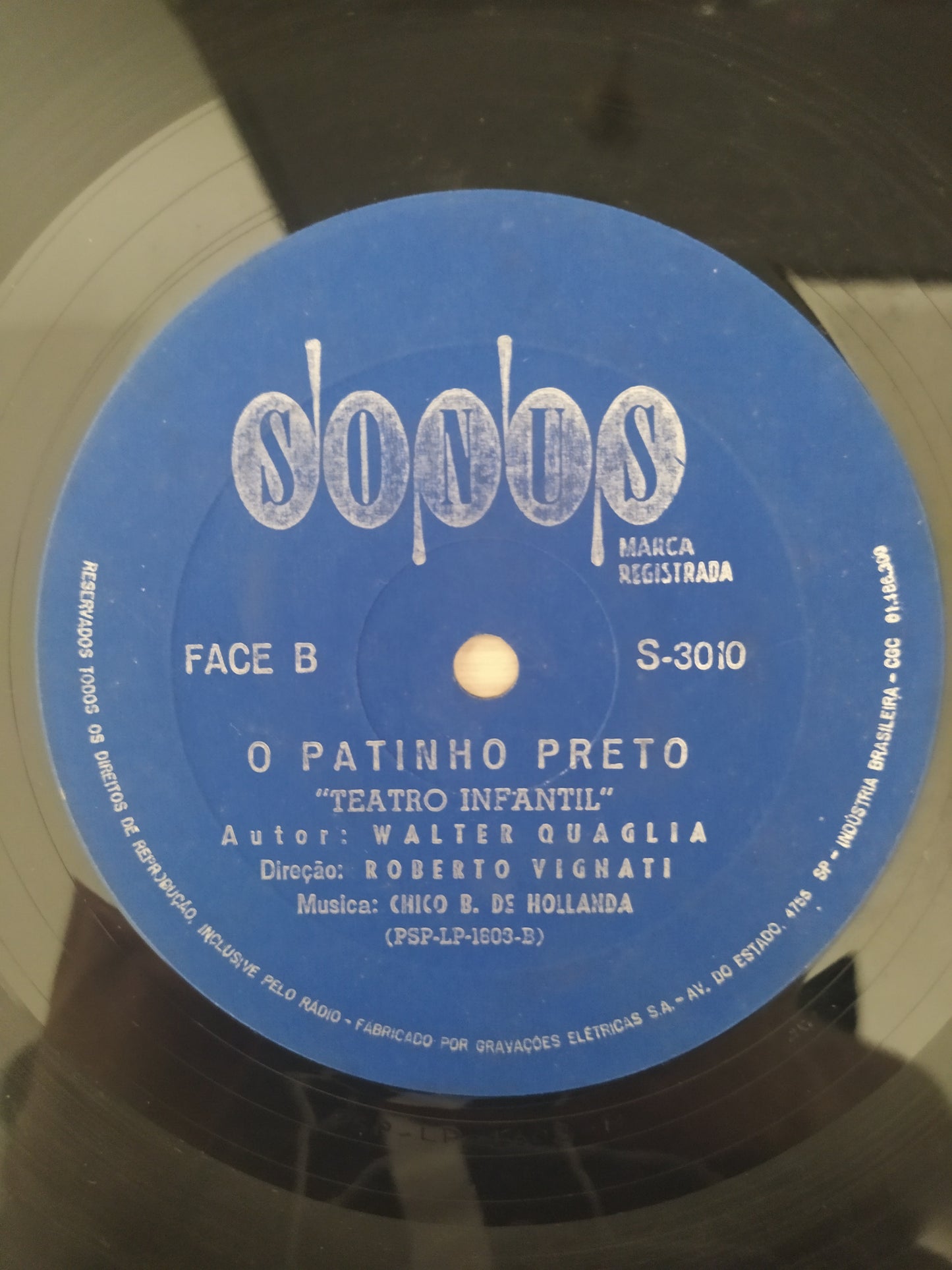 Lp Vinil O Patinho Preto