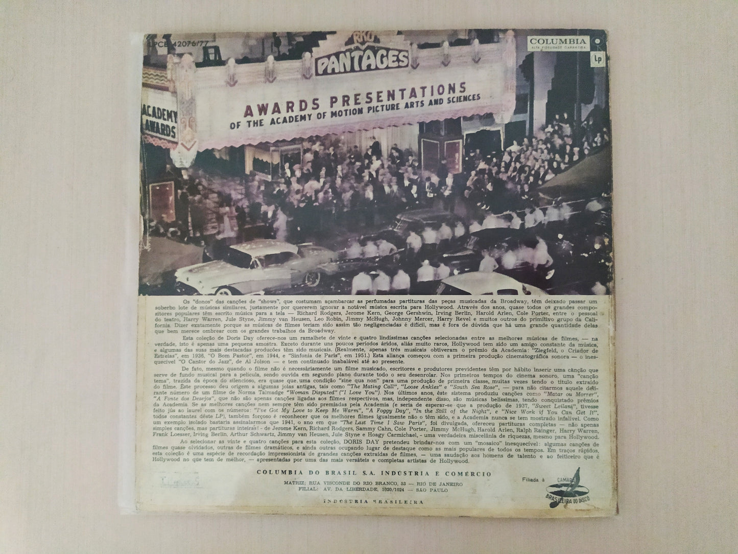 Lp Vinil Doris Day Hooray For Hollywood