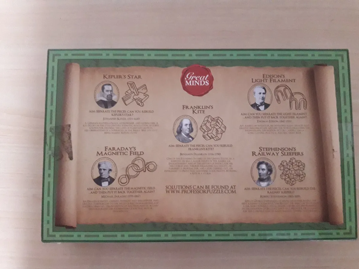 Jogo Set Of 5 Great Minds