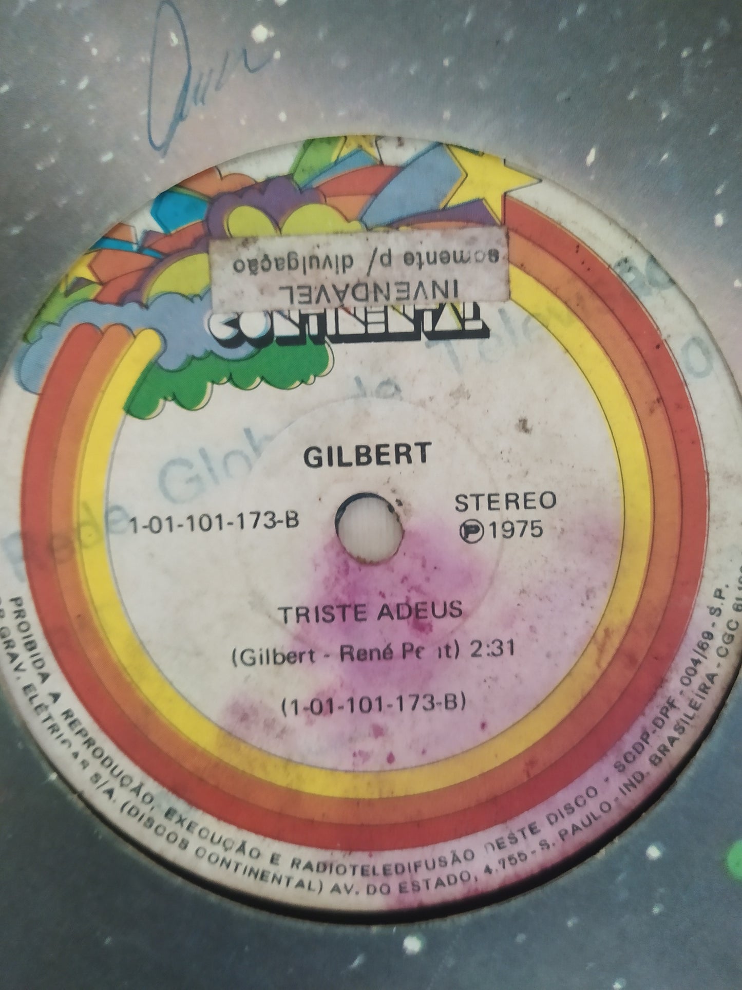 Lp Vinil Compacto Gilbert Assim está tudo bem