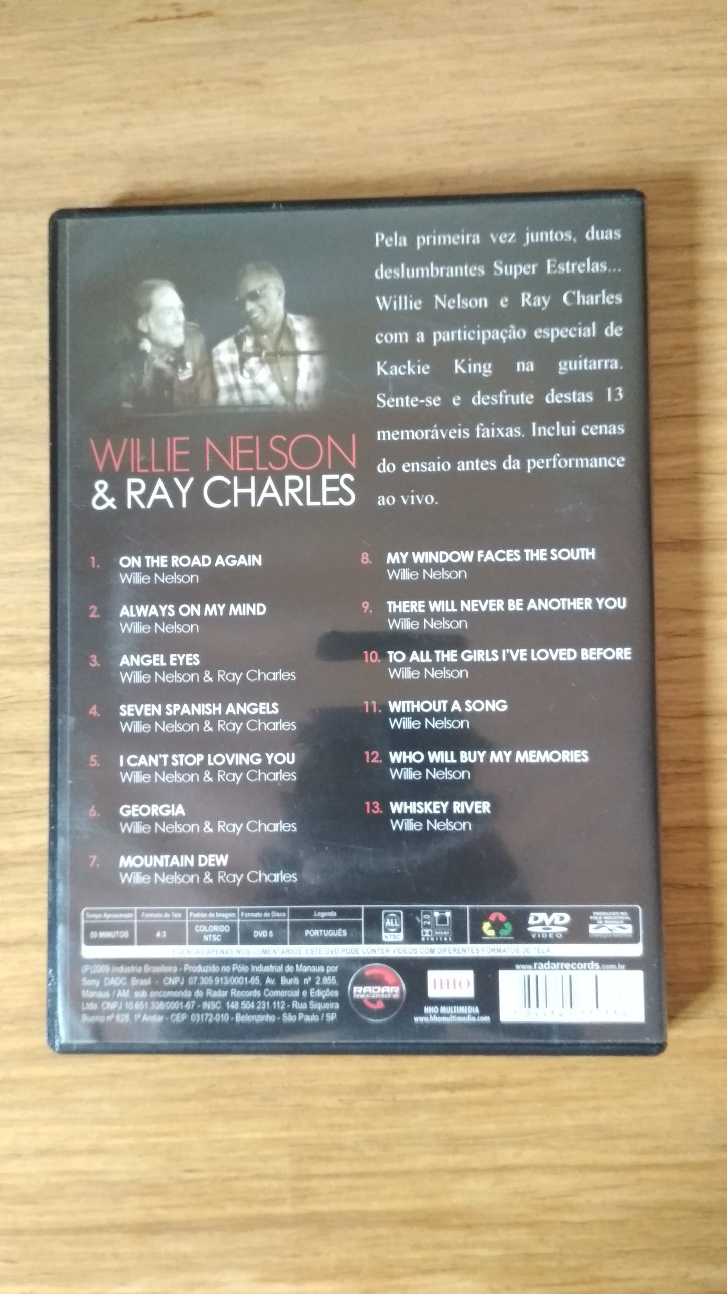 DVD Willie Nelson & Ray Charles