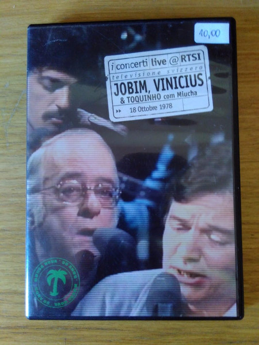 DVD - Jobim, Vinicius, Toquinho Miucha Live @RTSI