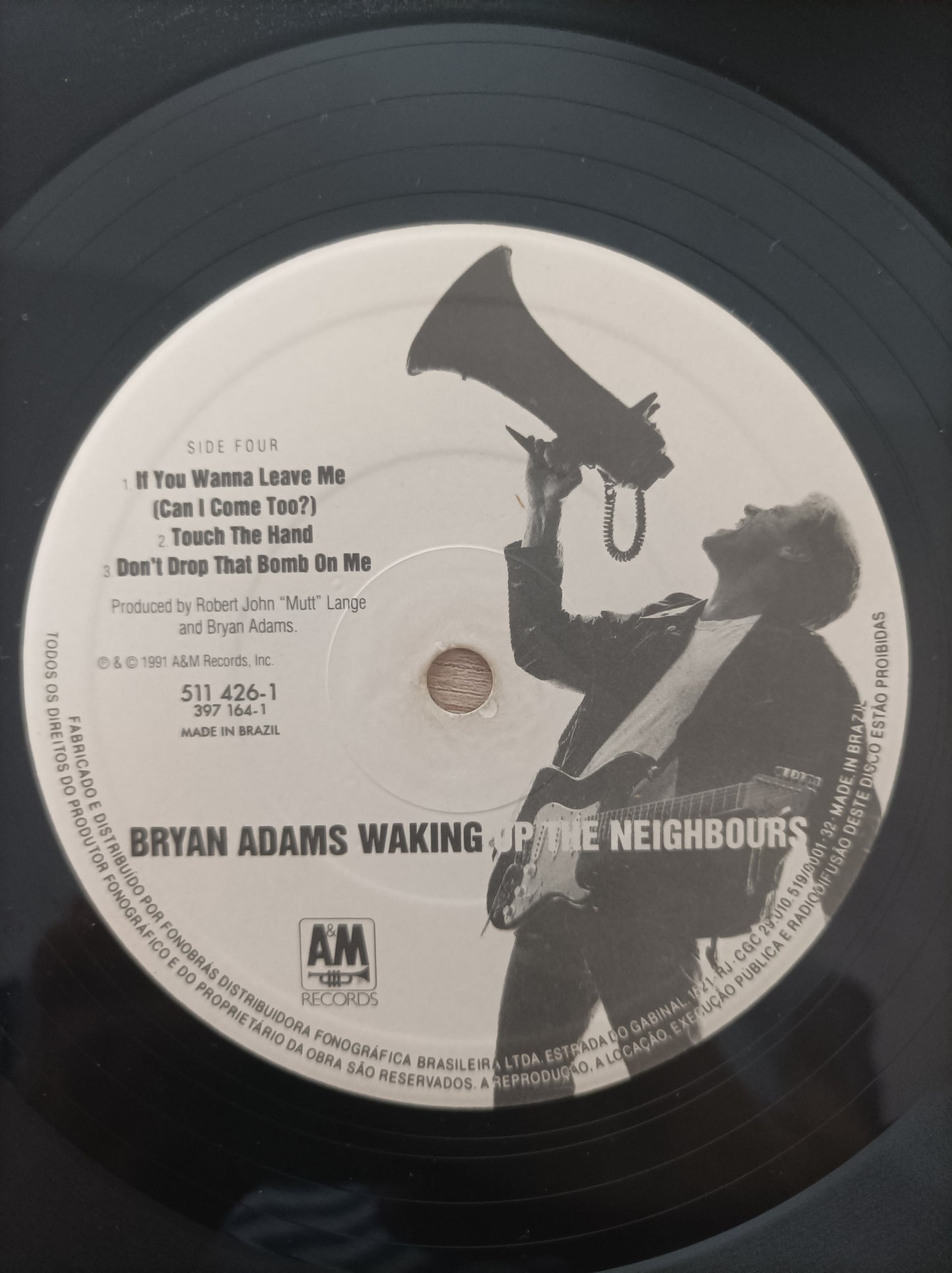 Lp Vinil Bryan Adams Waking up the neighbours Duplo Com encarte