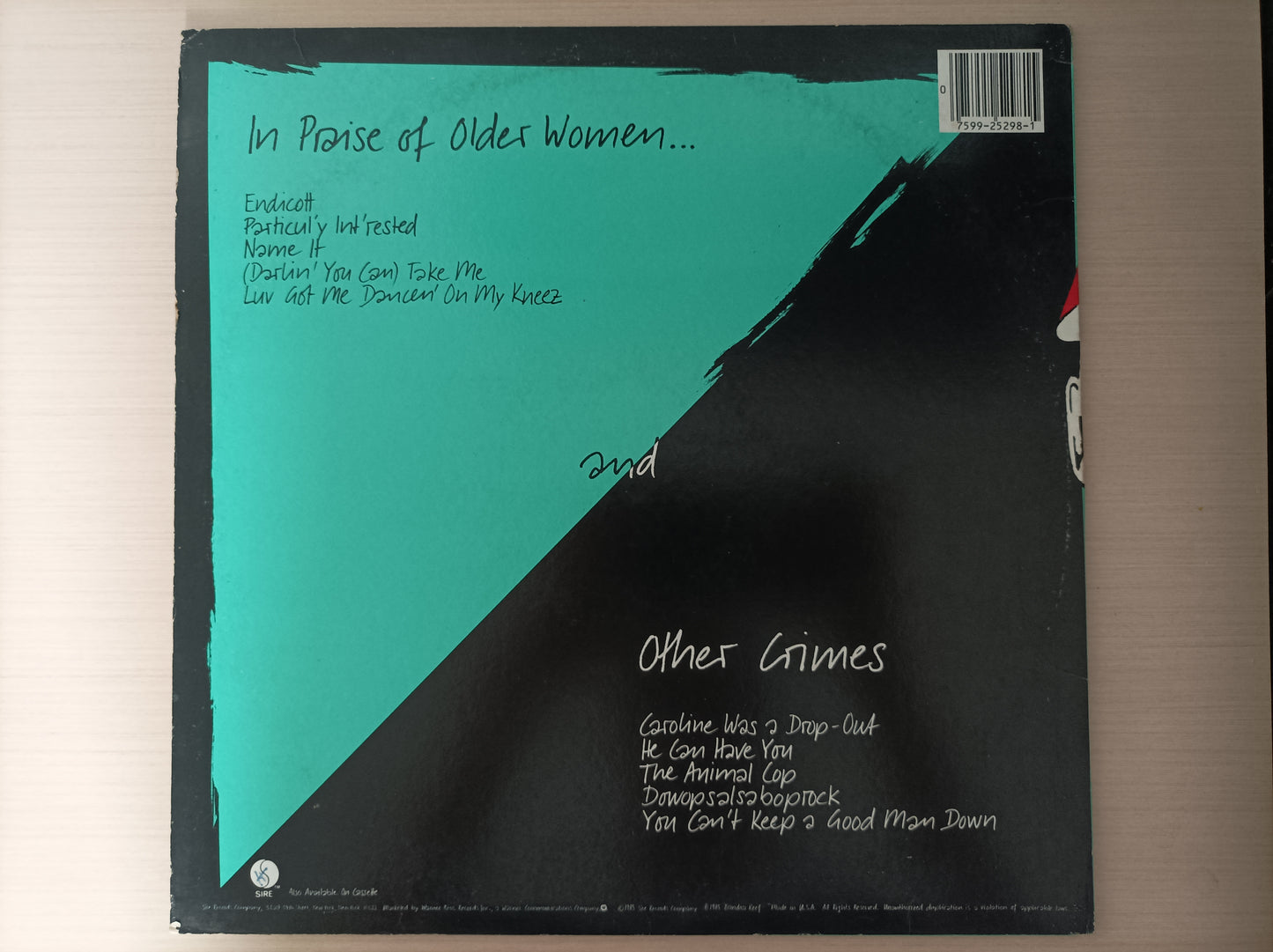 Lp Vinil Kid Creole and the Coconuts In Praise of Older Woman Importado